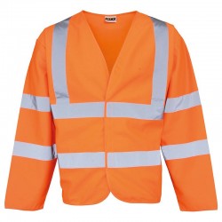 Plain High-visibility motorway coat RTY 130 GSM